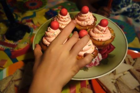 bubblegum cupcakes